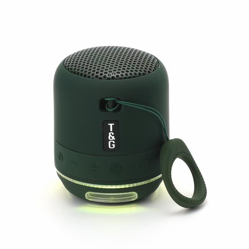 Tg294 bluetoothスピーカーledライトミニクリエイティブ屋外ポータブルサブウーファーカードtカードuディスク接続|undefined