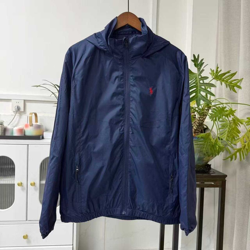 Rl Classic Embroidered Outdoor Hooded Windbreaker Lightweight Casual Jacket American Style Casual Cross-Border Rl Classic Embroidered Outdoor Hooded Windbreaker Lightweight Casual Jacket American Style Casual Cross-Border