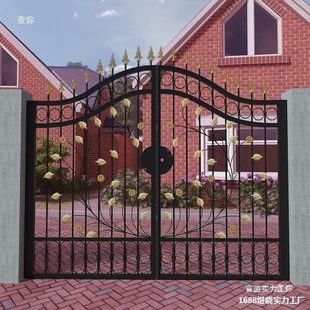 European-Style Wrought Iron Gate, Iron Gate, Villa Gate, Antique Gate, Courtyard Gate, Garden Yard Small Gate