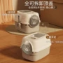 超大半封闭宠物猫食盆猫沙盆