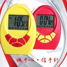 厂家直销电子台钟 万年历LCD时钟数显电子学生闹钟静音电子钟闹钟