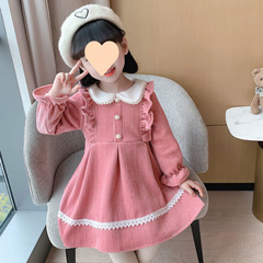 女童連衣裙了2025春秋童裝裙子洋氣兒童寶寶裙子秋冬秋季公主裙潮