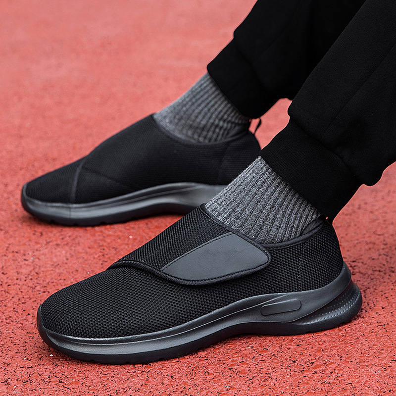 Zapatos de madre relajados en otoño e invierno, zapatos de ocio para mujeres, mediana edad y ancianos, zapatos ligeros y cálidos para ancianos, zapatos para parejas transfronterizas