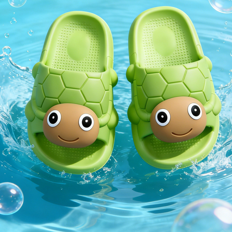 Turtle Children's Slippers Cute 2026 New Model Boys and Girls Summer Home Non-Slip Bathroom Parent-Child Boys and Girls Sandals Turtle Children's Slippers Cute 2026 New Model Boys and Girls Summer Home Non-Slip Bathroom Parent-Child Boys and Girls Sandals