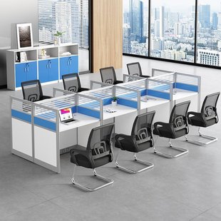 Staff Screen Desk Electric Sales Operator Card Office Desk and Chair Sales Work Station Staff Small Card Holder Simple