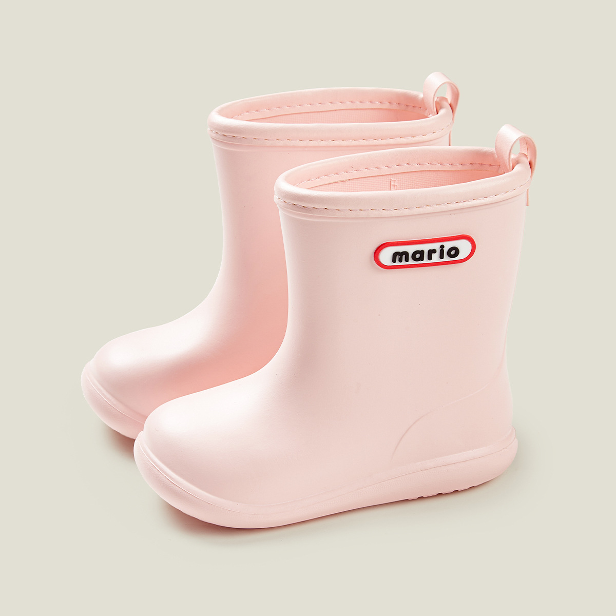 2025 New Boys' Detachable Rain Boots Girls' Baby Children's Light Waterproof Non-Slip Short Rain Boots