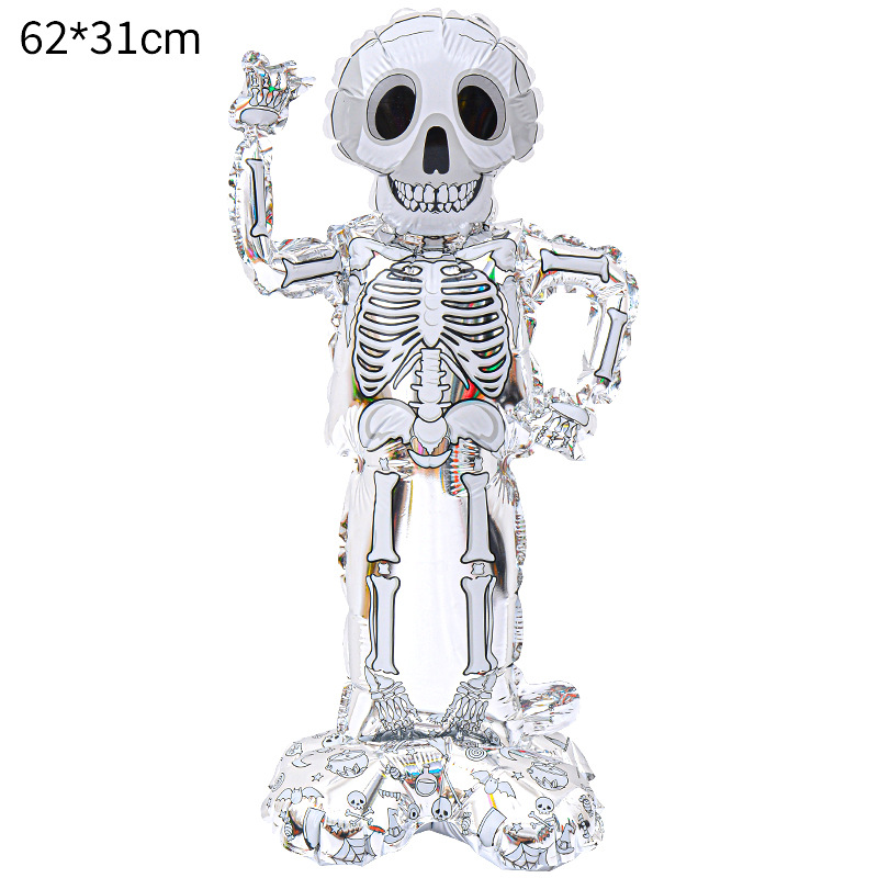 Nuevo globo de Halloween decoración de película de aluminio globo Wansheng tema fiesta diseño especial-en forma de globo de dibujos animados