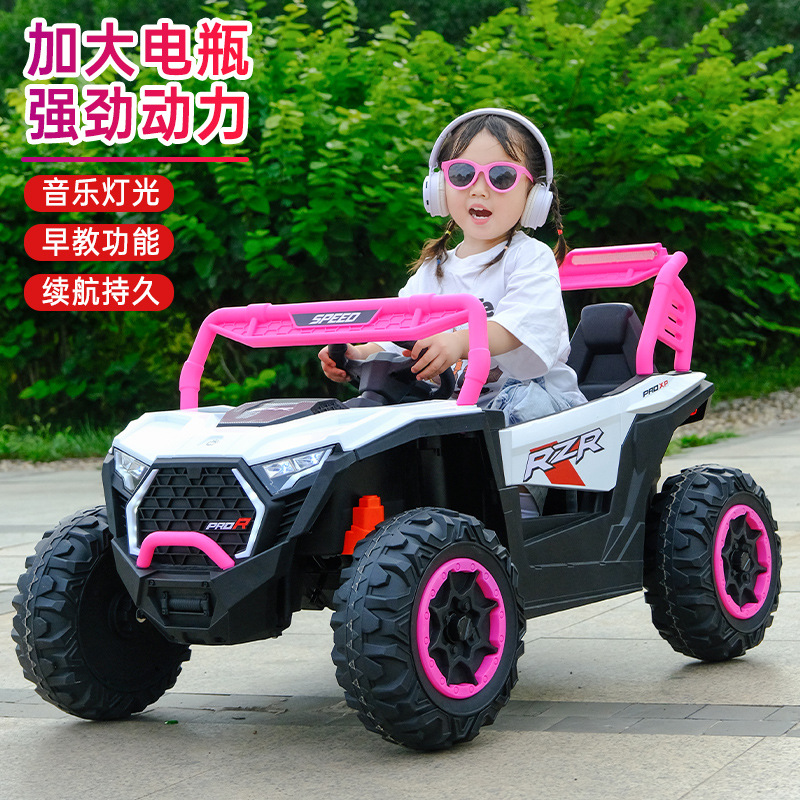 Auto Eléctrico Todoterreno Infantil de 4 Ruedas con Control Remoto, Bluetooth y Doble Tracción image 5