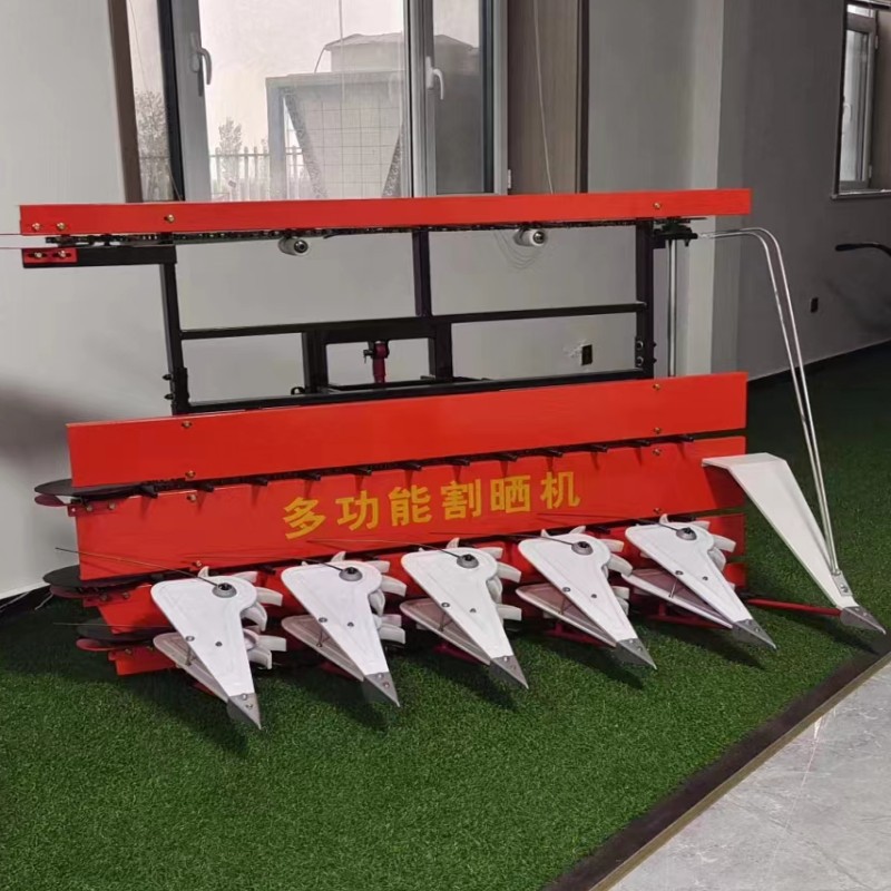 现货供应玉米秸秆收割机 便捷式手扶割晒机 四轮车前置放片机