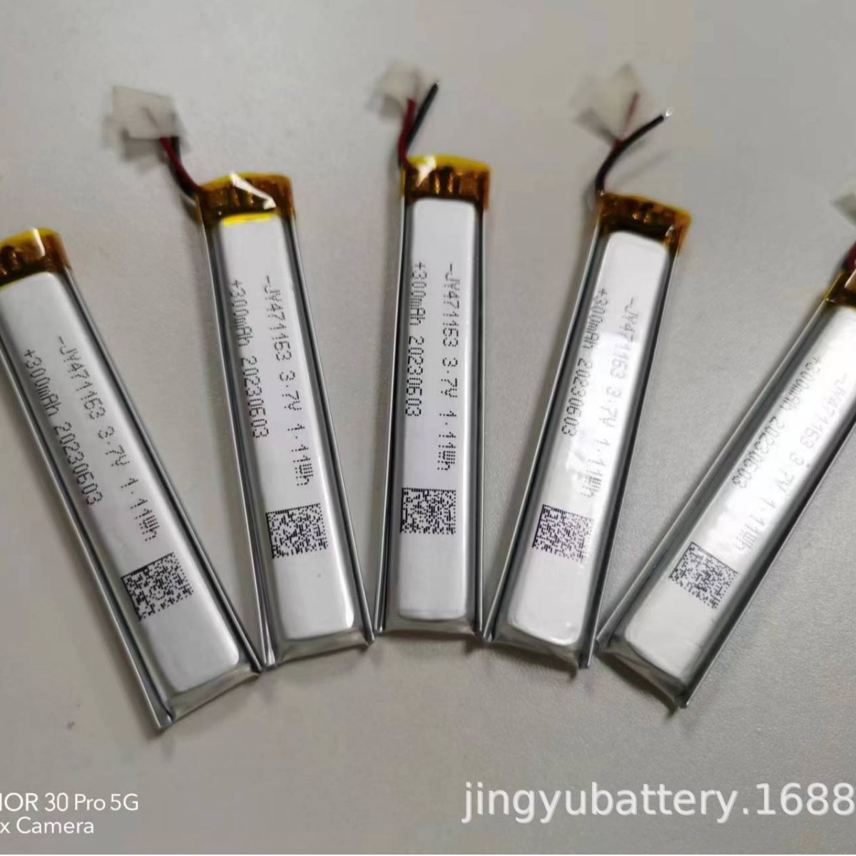 聚合物三元锂电池471163 3.7V 300mAh点读笔锂电池 LED 工厂直供