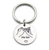 Accessory for St. Valentine's Day stainless steel for beloved, keychain, Birthday gift, Amazon