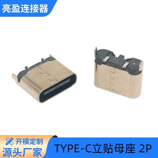 TYPE-C�NƬĸ�� 2Pֱ��ʽSMT ���w6.5MM USB���׆γ�늲����B����