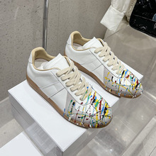 �F؛maison  sneakers������H�\��Ь��ӖЬ���eЬ��Ƥ��īƽ��Ь