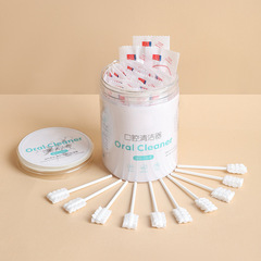 30支嬰兒口腔清潔器新生嬰幼兒紗布刷牙棉棒寶寶牙刷洗舌苔舌頭器