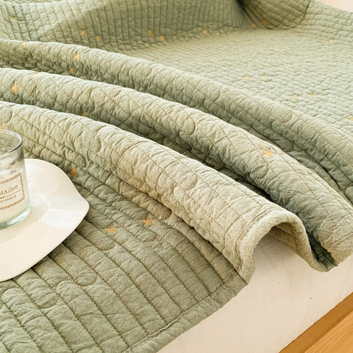 Class A yarn-dyed cotton washed cotton bed cover three-piece wholesale 1.8m bed household pure cotton sheets for all seasons