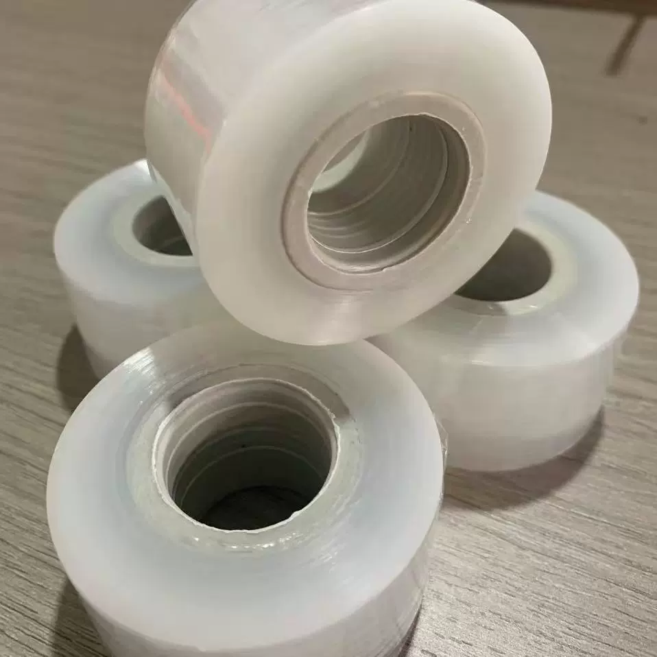 PE缠绕膜拉伸膜打包装膜工业保鲜膜商用透明塑料薄膜外卖封口膜批