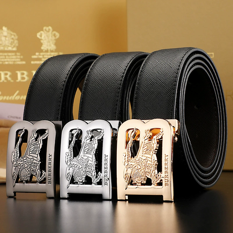 (Cross-border trading), trousers, double-sided belt, fashionable denim universal suit, genuine leather, simple and elegant design