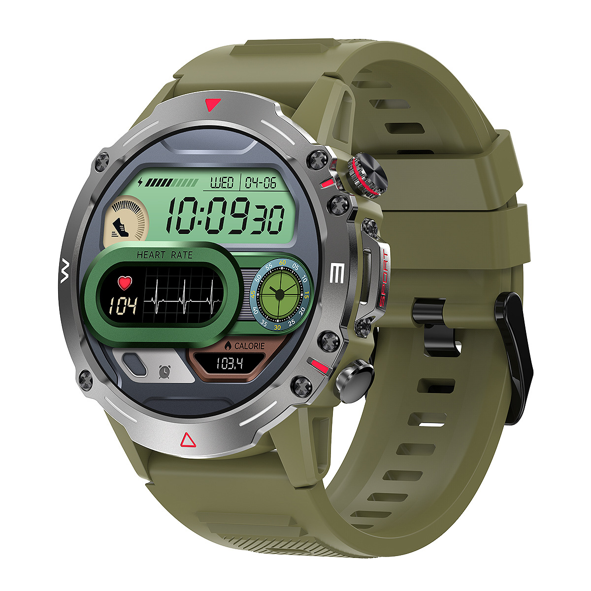 HK87 Bluetooth Anruf Smart Uhr Drei Anti-Custom Zifferblatt Herz_voghion.com