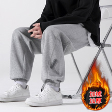卫裤男士冬季2025新款宽松休闲裤时尚痞帅气潮牌百搭束脚运动裤子