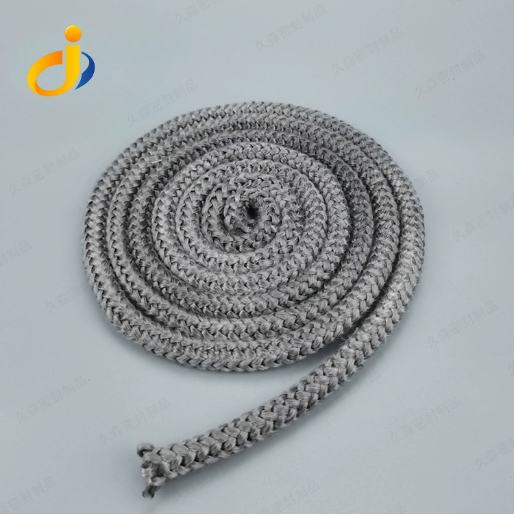 Завод прямой высокотемпературный огнестойкий уплотнительный трос камин уплотнительный трос Черный дверной уплотнительный трос