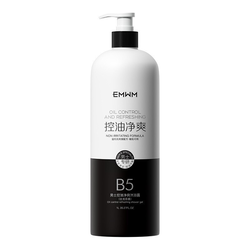 EMWM メンズ オイルコントロール ふわふわシャンプー＆シャワージェル 1L|undefined