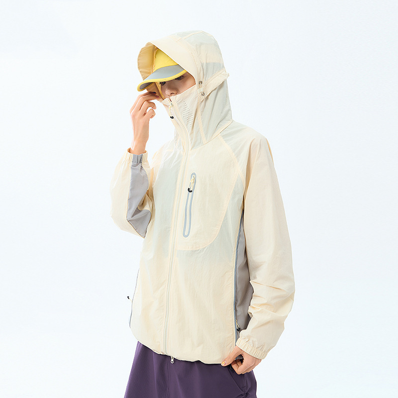 ビッグブランドアウトドアマウンテン日焼け防止服女性のための 2025 新しい夏ドーパミン軽くて薄いルーズショートジャケット|undefined