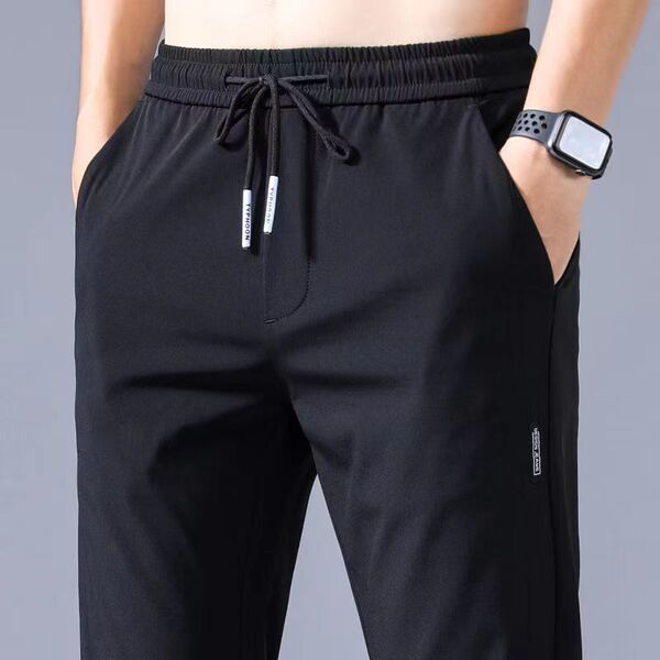 Summer silk thin breathable quick dry trousers