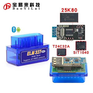 Super Obd Elm327 Bluetooth 2.0 25K80 T24C32A Obd2 Avtomobil Diaqnostikası