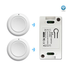 Wireless remote control switch 433M household wiring-free round random food waste processor controller