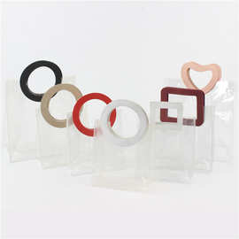 pvc手提高级感喜糖伴手礼袋塑料透明礼品包装ins防水礼物袋定 制