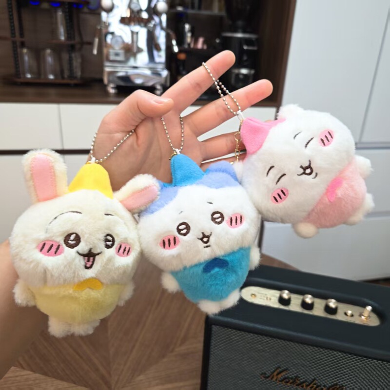 クロスボーダーかわいい自虐花妖精ちいかわ人形漫画ペンダント小物ぬいぐるみキーホルダー人形|undefined