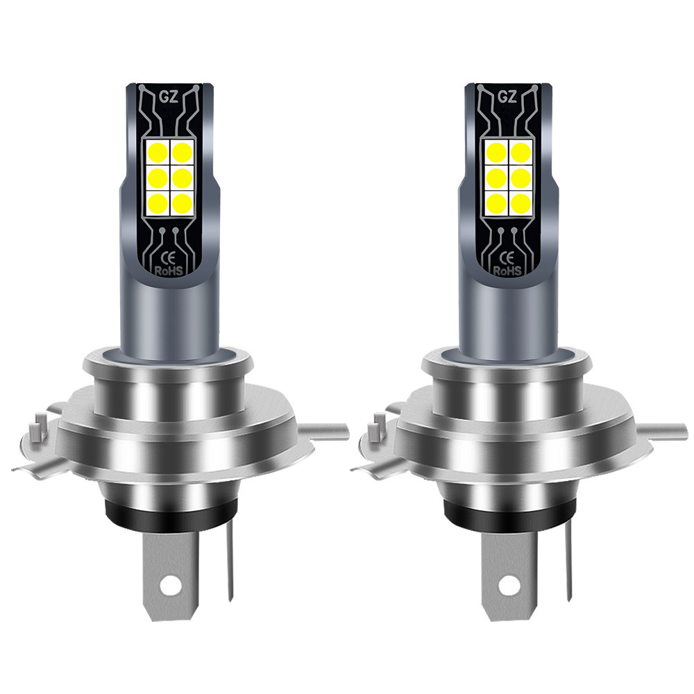 2026 Cross-Border New Product Car Led Fog Light Headlight H11 H7 9005 9006 12Smd Led Bulb