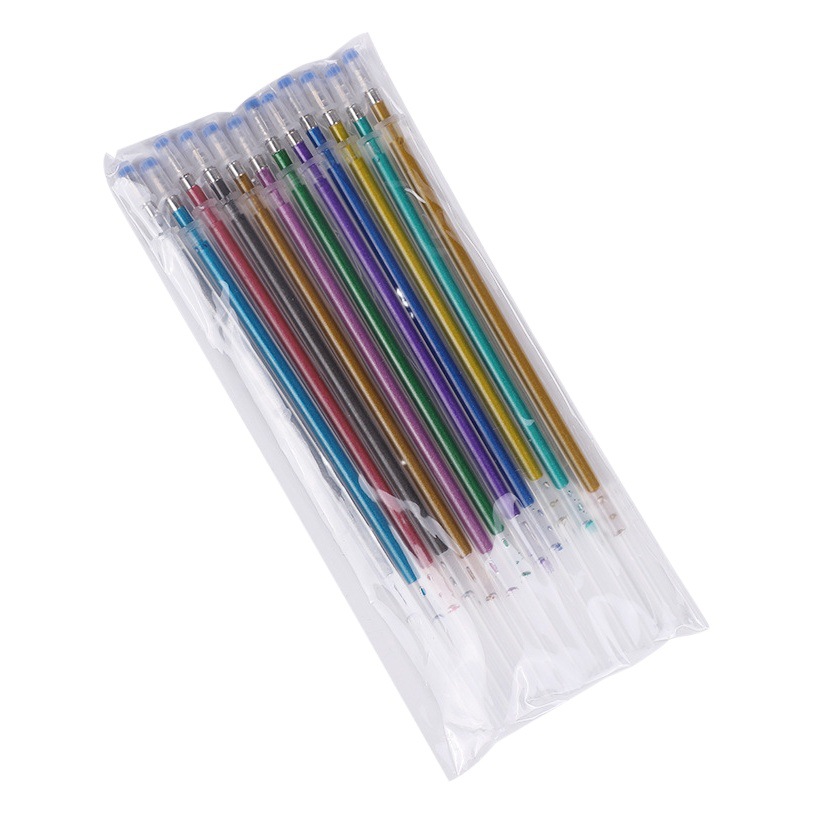 100 color refill fluorescent refill flash refill gouache neutral refill sparkling refill