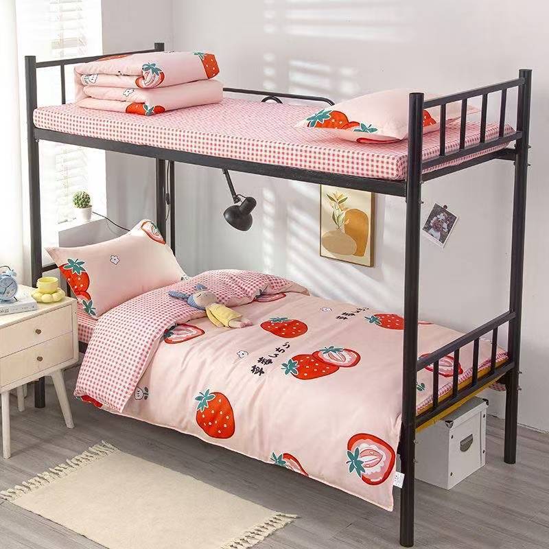 学生寮寝具一式、夏春秋6点セット、シングルベッドキルト芯4点セット|undefined