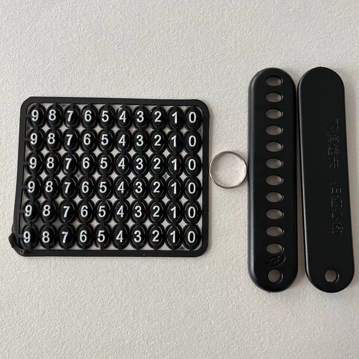 Ключевой анти-потерянный номерной знак автомобильный ключевой номерной знак DIY креативный цифровой номерной знак