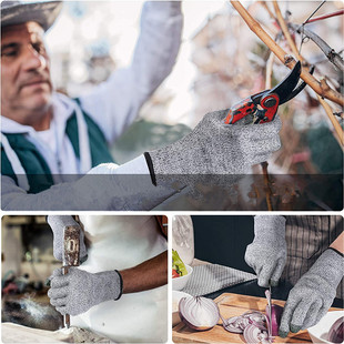 Hot-Selling Anti-Cut and Wear-Resistant Gloves in Stock, Slaughter Anti-Cut Gloves, Anti-Glass Scratch Protective Gloves, Labor Protection Gloves