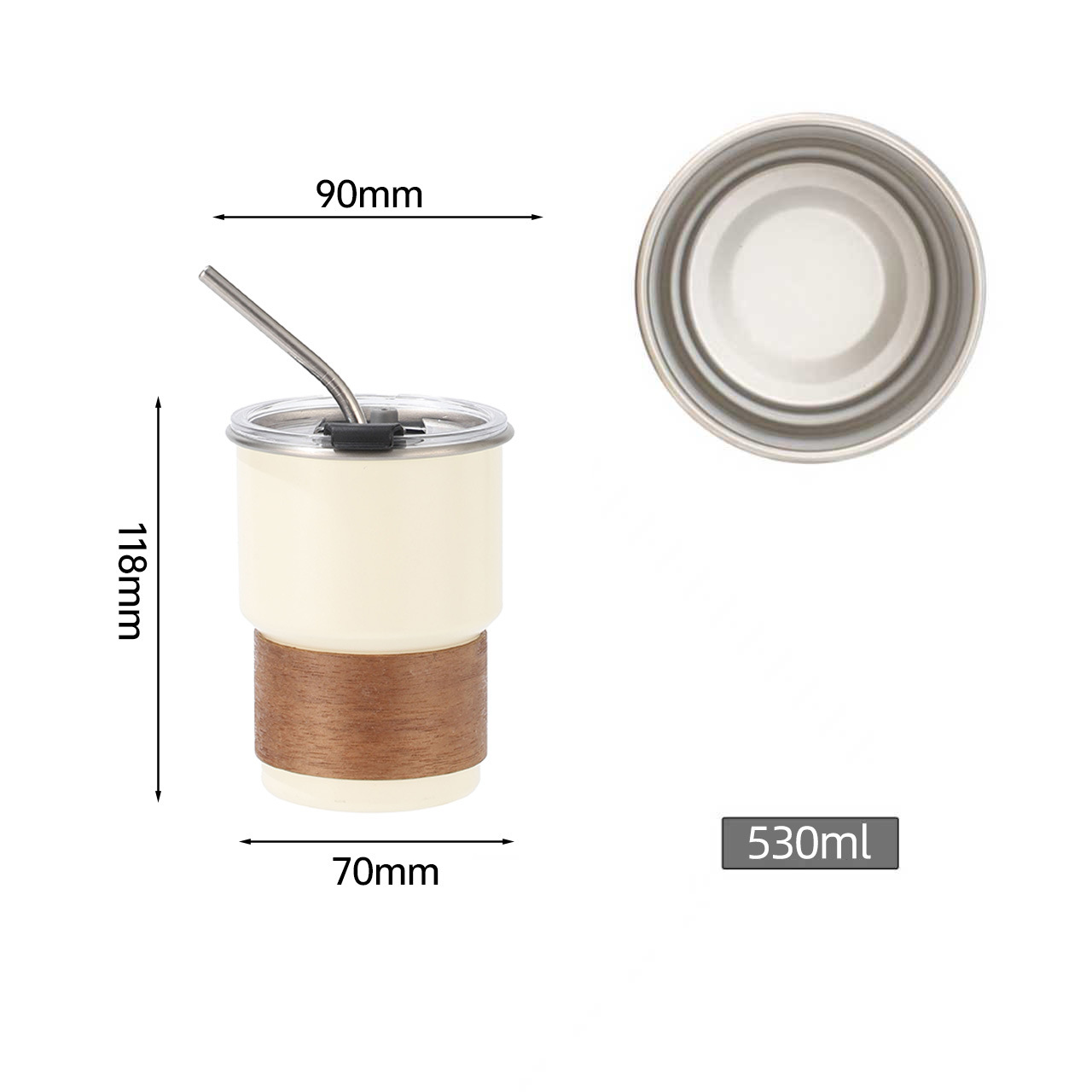 304 acero inoxidable paso taza de café de una sola capa rizado taza de agua portátil al aire libre acampando taza de cerveza de picnic