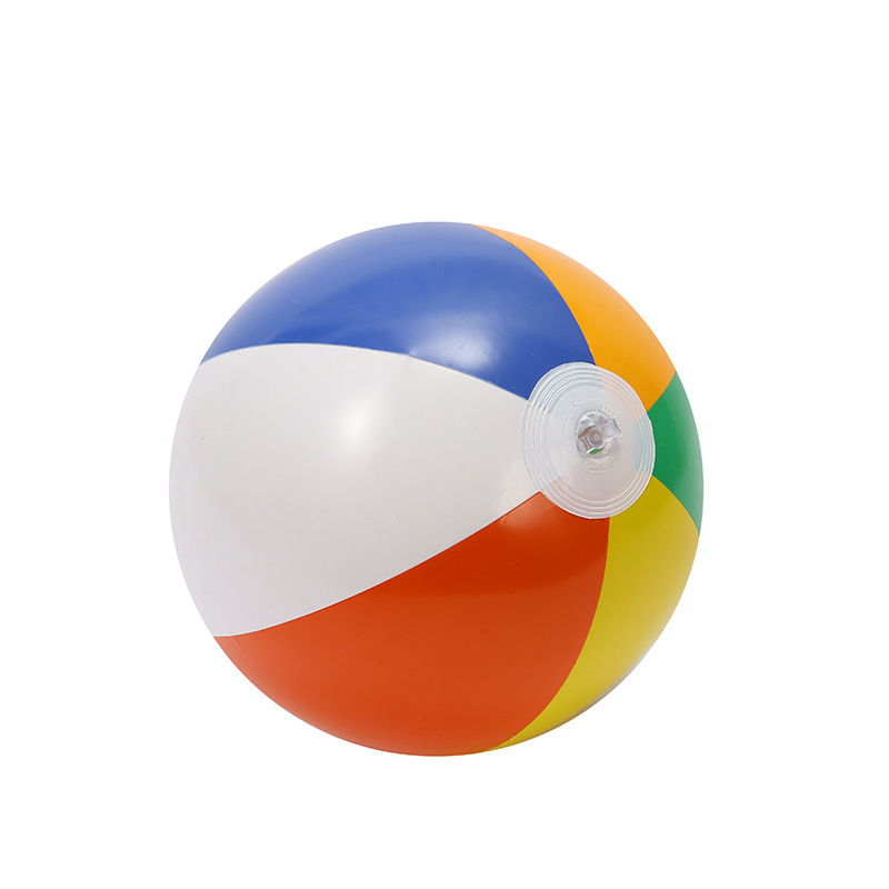 Balón de playa infláble de PVC 30cm Balón de color infláble deportivo de agua juguete de playa pelota de color de playa al por mayor
