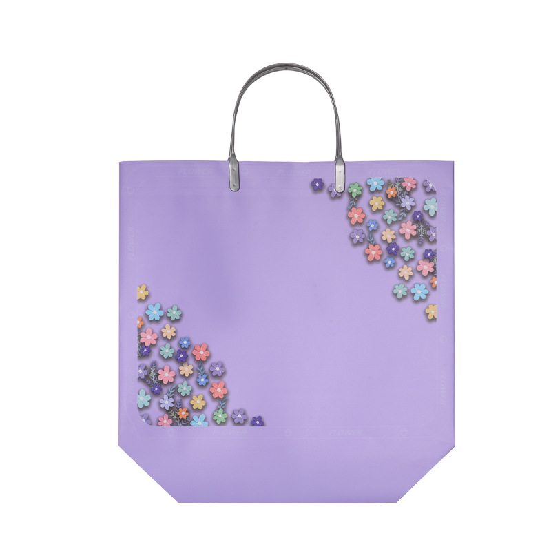 Bolso de PVC al por mayor bolsa de plástico bolsa de tienda de ropa logotipo impreso moda bolsa de regalo transparente image 6