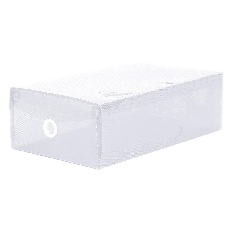 Коробка для обуви с металлическим краем Коробка для обуви Тип ящика Простая полка для обуви Бытовые принадлежности Коробка для обуви Прозрачная коробка для хранения