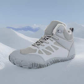 跨境新款冬季户外棉鞋情侣加绒加厚棉靴保暖登山雪地靴批发