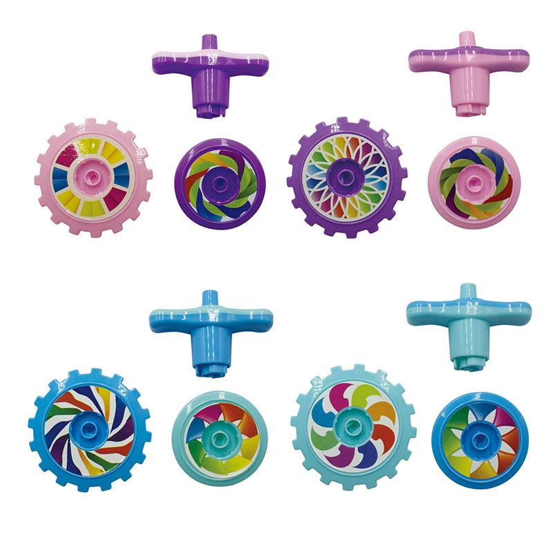 Cyclone Gyro lanzamiento giratorio platillo volador juguete de torsión traje Frisbee juguete protector Los niños cuadrado