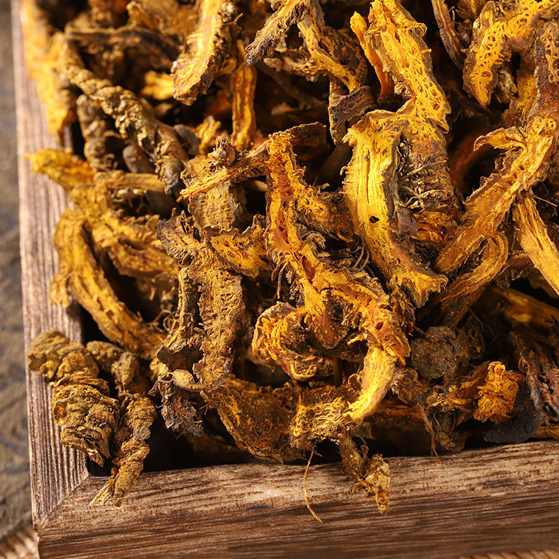 Huang Lian Coptis Slices 500g Dried Chinese Goldthread Rhizome Traditional Herbal Decoction Pieces quality and texture
