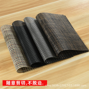 [Factory wholesale] tea tray tea mat coaster kung fu tea set accessories tea dregs mat western table mat anti-soup PVC