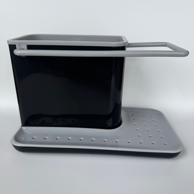 Suministros de limpieza de cocina Almacenamiento y acabado estante de almacenamiento de drenaje creativo escritorio plato paño esponja estante de cepillo de olla de trapo