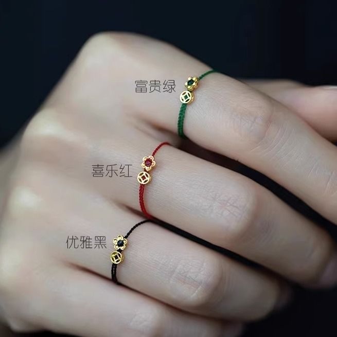 热卖百搭不掉色指环小众高级感精致精美戒指|undefined