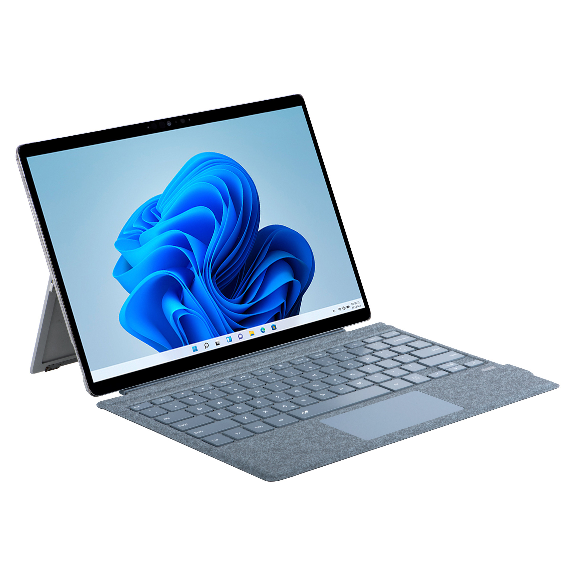 Teclado táctil de cuero de segundo de absorción magnética para Microsoft Surface Pro4 5 6 / 7 teclado Bluetooth inalámbrico