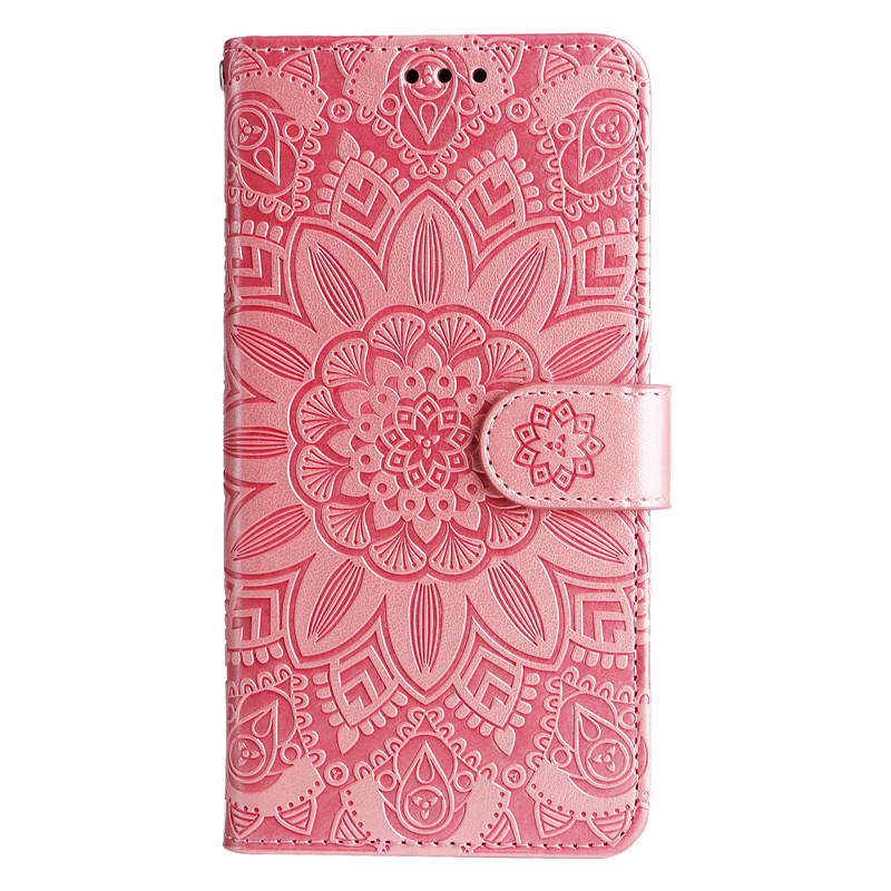 80g Weight Millet, iPhone Applicable Brands tpu, Pu Leather Material Flower Pattern Fashion Style Fashion Flower Tpu Pu Leather Millet Phone Cases 1