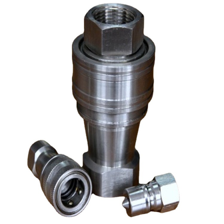 供应304不锈钢快速接头 高压油管螺母接头 直通 三通