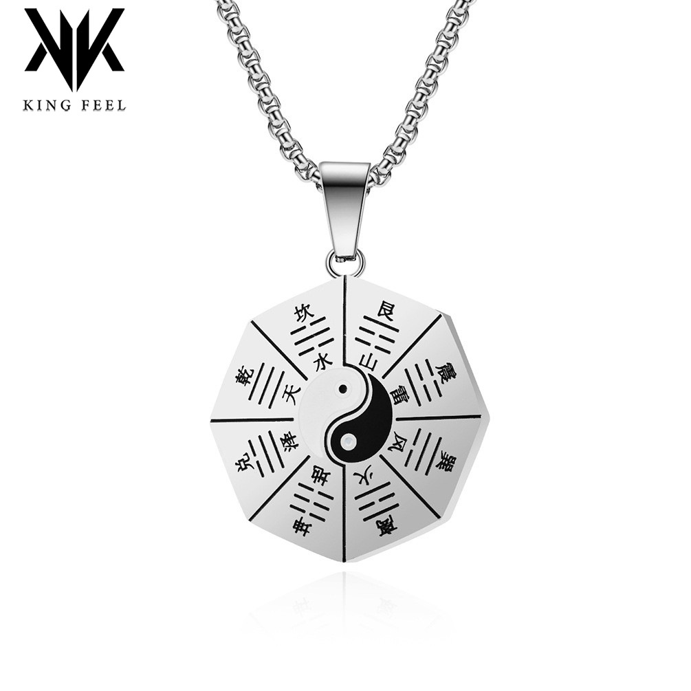 Retro ethnic pendant stainless steel
